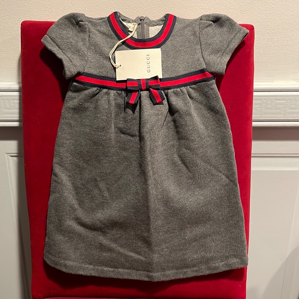 Felted cotton jersey MD Grey Dress